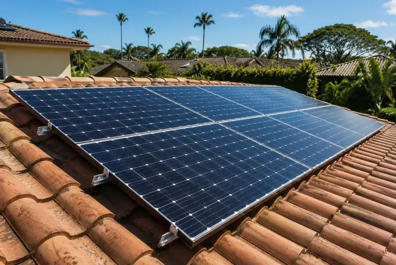 Installation de panneaux solaires à Durningen